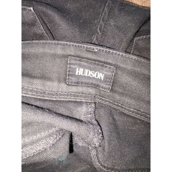 HUDSON Womens sz 26 Black COLLIN Skinny Flap Jeans - Picture 4 of 7